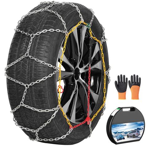 Amazon.com: 2 Packs Tire Chains Car Anti Slip Snow Chains for SUV/Truck/Car in Snow, Sand, Mud ...
