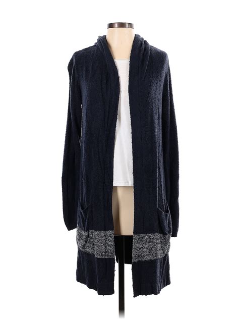 Barefoot Dreams Color Block Navy Blue Cardigan Size XS - Sm - 62% off ...