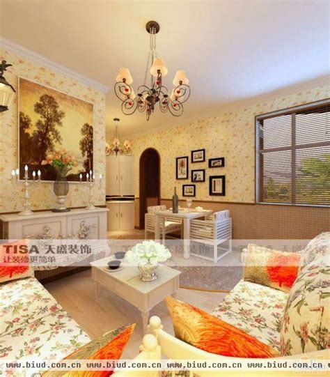 简约装修案例_上海名士豪庭二居室88平米装修效果图