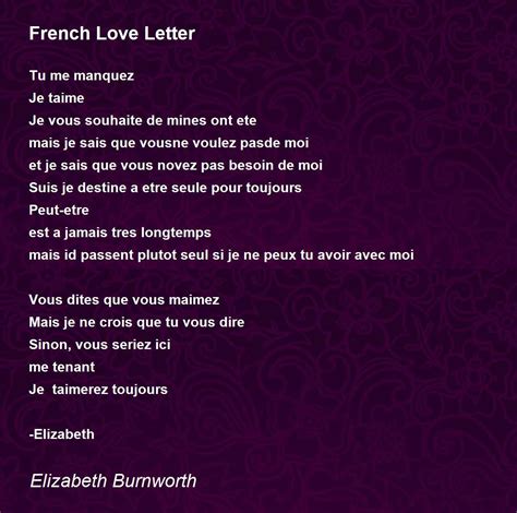 Short French Love Poems With English Translation