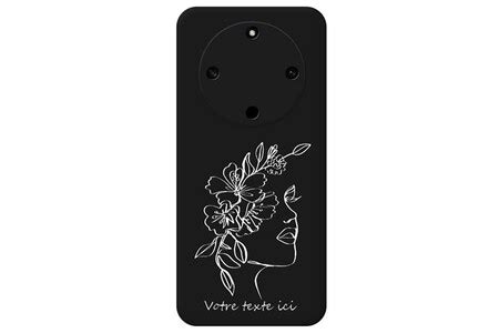 Coque et étui téléphone mobile Taperso Coque noire pour Honor X9A et ...