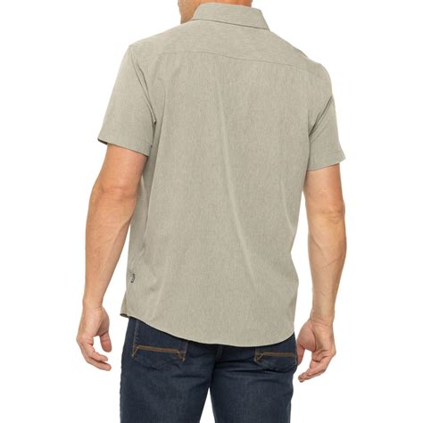 Hurley Tech Chambray Woven Shirt- Short Sleeve - Save 54%