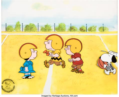 Peanuts - It's Your First Kiss, Charlie Brown Football-Themed | Lot ...