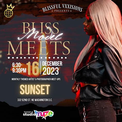 Bliss ModelMeets Session XII: Sunset, Studio Muze, NE, 16 December 2023 ...