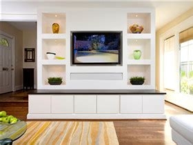 客厅电视柜标准尺寸是多少，客厅电视柜的深度是多少 - 房天下装修知识