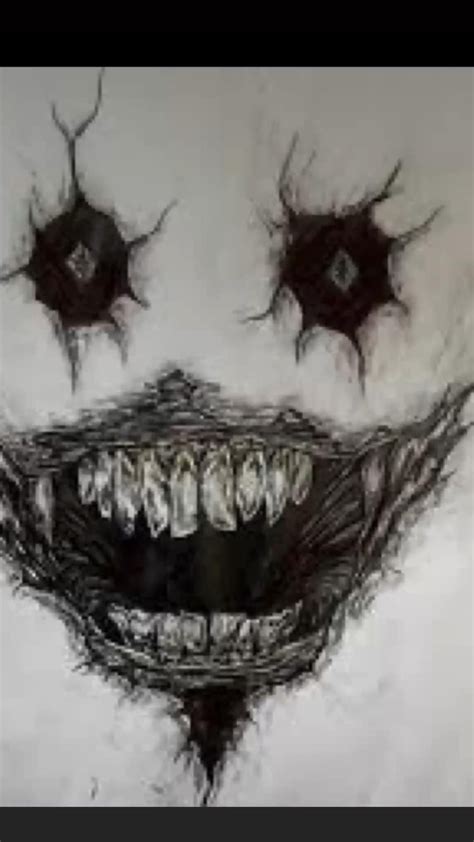 15 Scary art ideas in 2025 | scary art, creepy drawings, creepy art