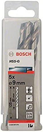 Bosch Professional Metal Drill Bits HSS-G With Diameter 4mm Working ...