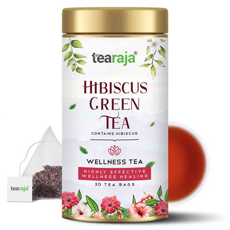 Hibiscus Green Tea 30 Teabags – Tearaja