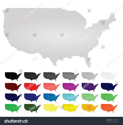 Us Map Colored 的图像结果