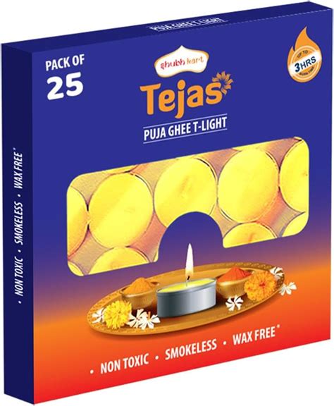 IRIS Wax New Set Of Unscented 24 Tea Lights In A Uniformed Pack Of 9Gm ...