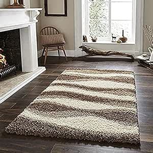 Buy SRHandloom Polyester Modern Shaggy Carpet/Rug with Door Mat ...