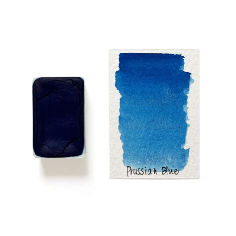 Prussian Blue - Artist Grade Handmade Honey Based Watercolor Paint Full ...