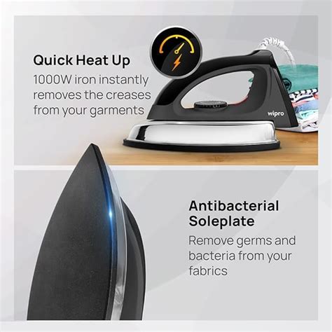 Buy Heavyweight Iron 1200W Automatic For Smooth Ironing | Wipro