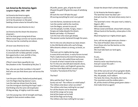 Langston Hughes Quote Let America Be America Again at Jeff Jerry blog