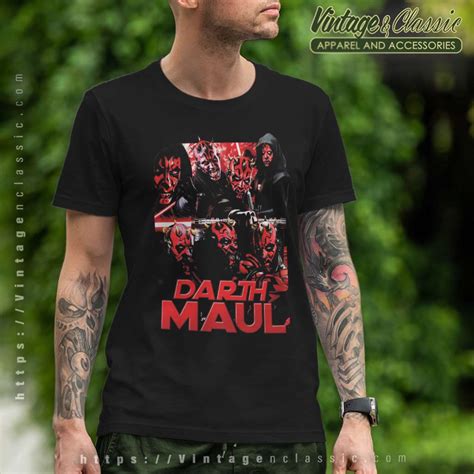Darth Maul Star Wars Shirt - Vintagenclassic Tee