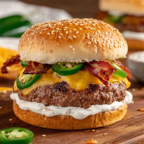 Jalapeno Popper Burgers