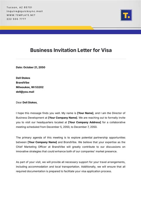 Free Business Letter with Subject Line Template to Edit Online