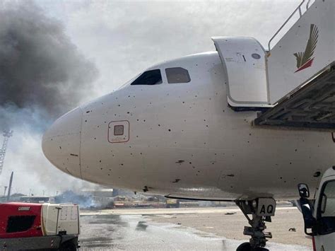 视频：利比亚首都机场遭炮击 2架客机严重损毁_民航资源网