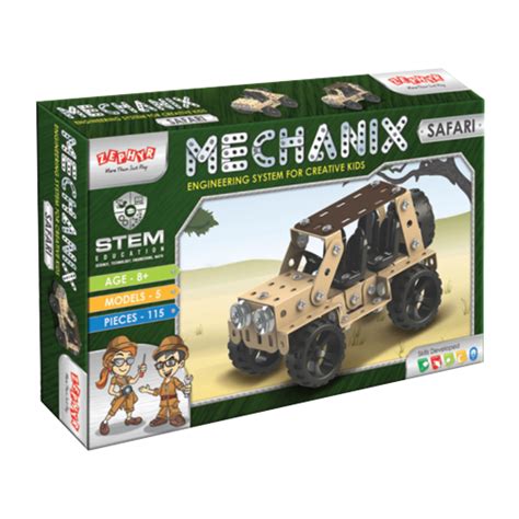 Mechanix Safari Building Set for Kids - ToyIQ