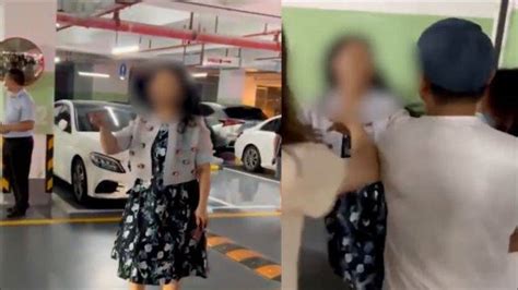 深圳女子车位被占怒开宾利堵车，破口大骂见人就打：我家宾利50辆_腾讯视频