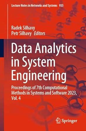 Data Analytics in System Engineering: Proceedings of 7th Computational ...