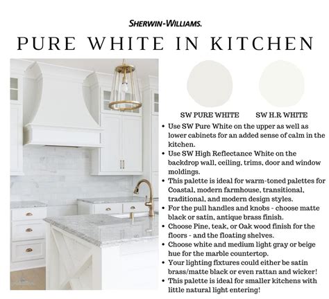 Sherwin Williams PURE WHITE Paint Color Palette Country Home - Etsy