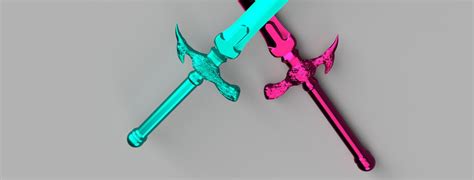 Amphibia Sasha's Swords 3D Models - Etsy India