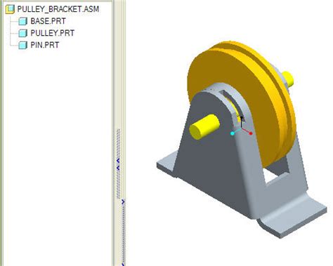Pro/E Assembly Features Tutorial 的图像结果