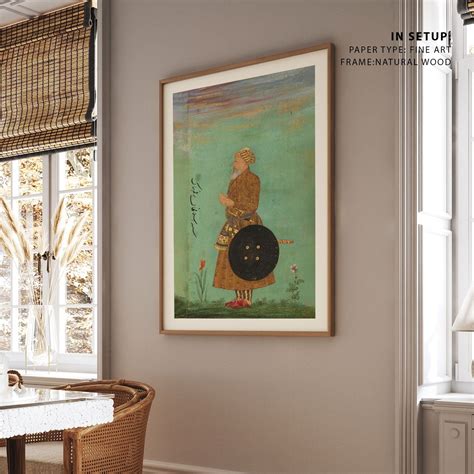 Buy Portrait of Islam Khan Mashhadi Indian Miniature Paintings Online ...