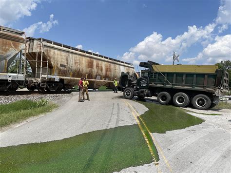 Train and dump truck collide in Henderson