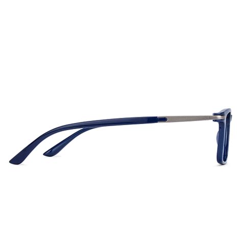 Buy Sky Blue Silver Sky Blue Full Rim Rectangle Lenskart Air LA Air ...