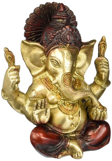 Buy Aone India The Blessing Brass Statue of Lord Ganesh Ganpati ...