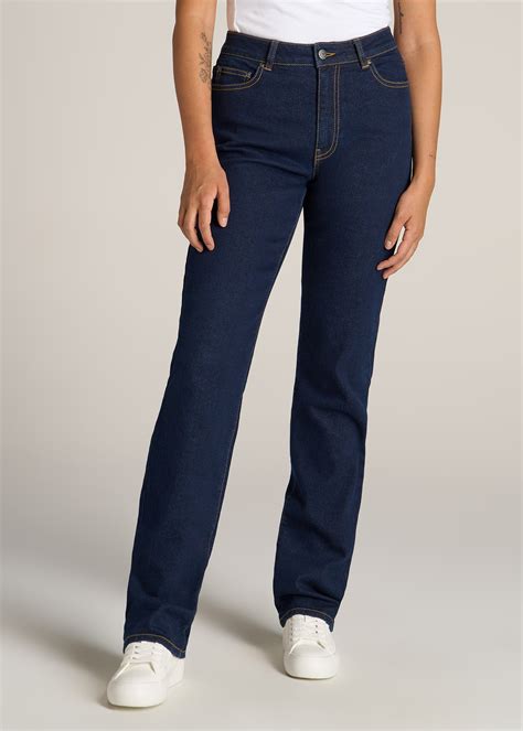 Harper High Rise Straight Stretch Tall Women's Jeans | American Tall