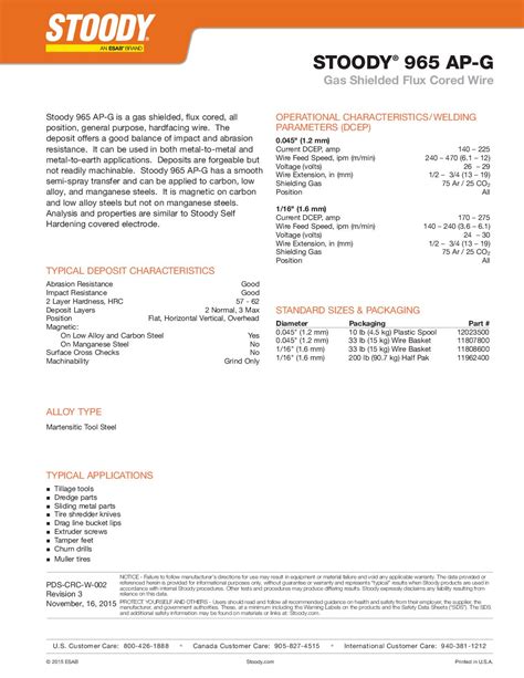 Stoody 965 AP-G (AS/NZS 2576: 1855-B5) - Hard Facing Wire - Cigweld