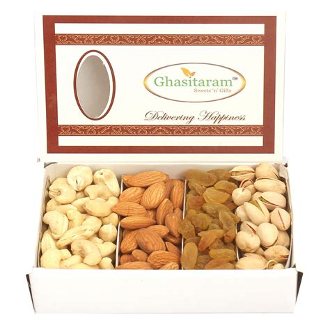 Ghasitaram Gifts Dry Fruits - Ghasitaram's Dryfruit Box 200 GMS|Dry ...