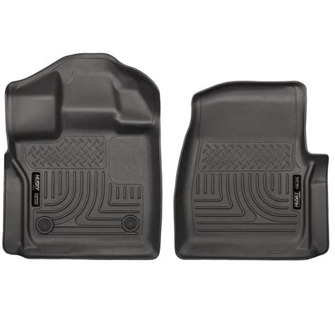 Husky 18351 WeatherBeater Front Floor Mats for 15-24 Ford F150 2 Door