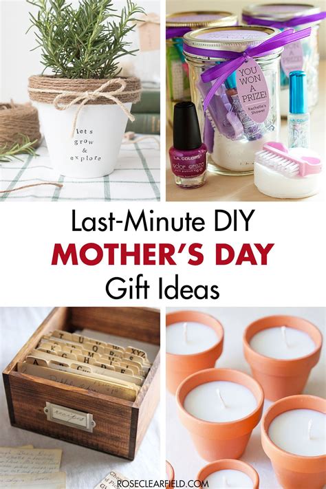 easy diy mother's day gifts last minute