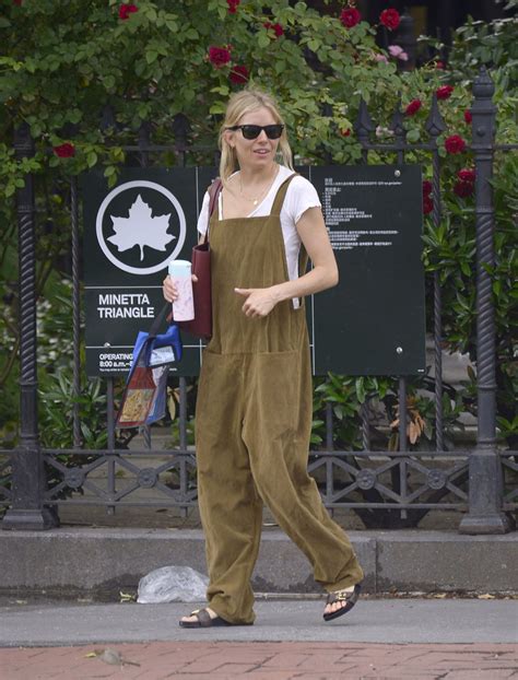 Sienna Miller - Hailing a Taxi in NYC 05/29/2019 • CelebMafia
