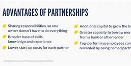 Image result for Partnership Advantages Disadvantages