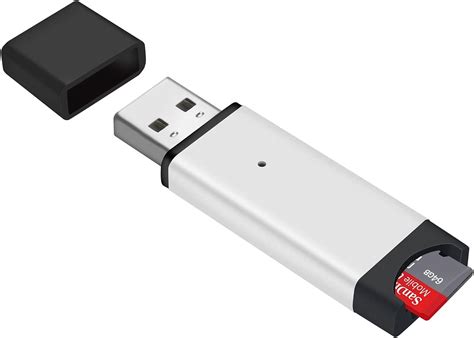 Memwah Micro SD Card Reader - Fast USB 2.0 Adapter for all MicroSD ...