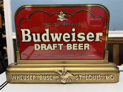 Vintage Budweiser Lighted Signs