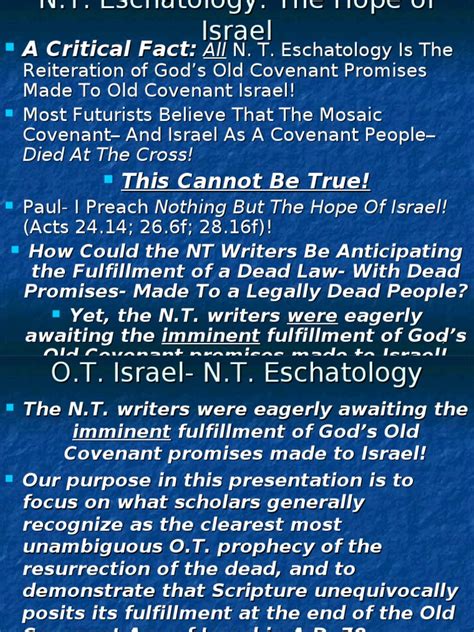 Daniel Chapter 12 and The Time of The Resurrection | PDF | End Time ...