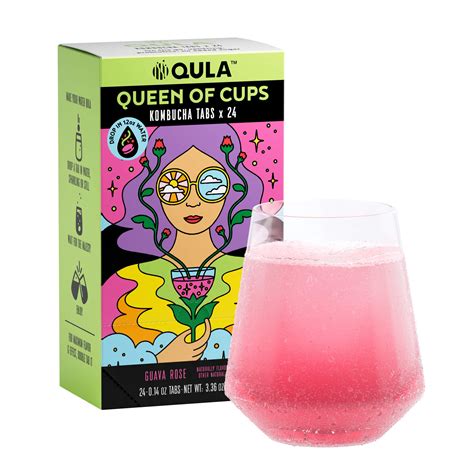 Buy QULA Kombucha Drink Tabs (Queen of Cups GUAVA ROSE flavor ...