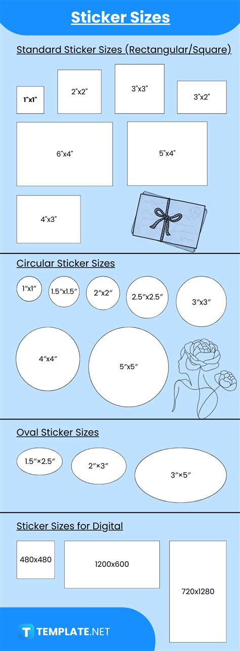Image result for Custom Sticker Sizes