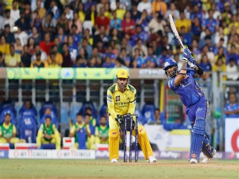 MI vs CSK: 'हिटमैन' और 'स्काई' के तूफानी अर्धशतक से एमआई ने सीएसके को 9 ...