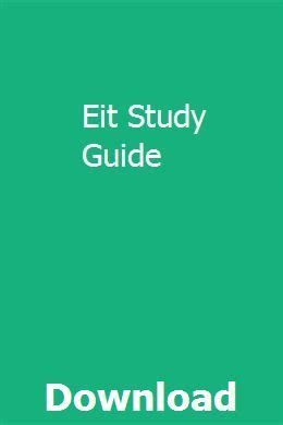Image result for EIT Study Guide