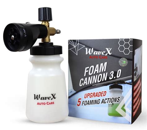 Foam Cannon 3.0 for pressure washer | Upgraded 5 Foaming Actions gives ...