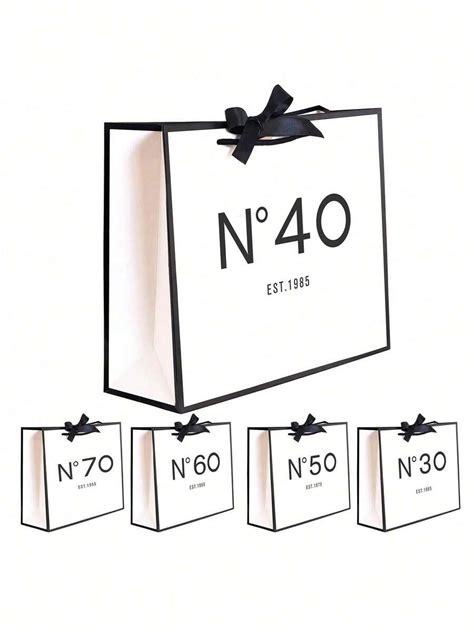 30th/40th/50th/60th/70th Birthday Keepsake Gift Paper Bag For Her ...