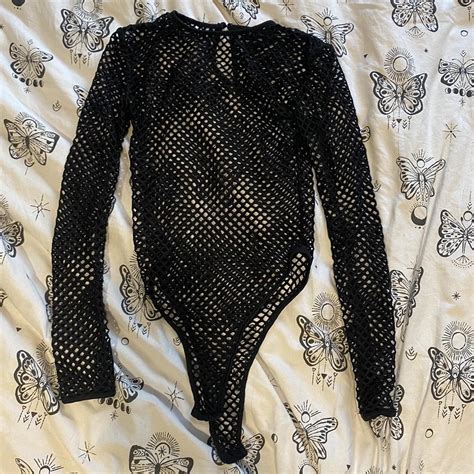 Thick fishnet body suit Details: fishnet body suit... - Depop