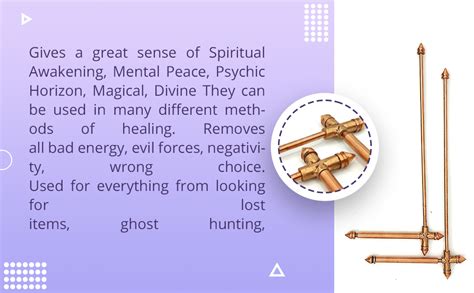 Plus Value Premium Full Copper Dowsing L Rods Pair for Aura Energy ...